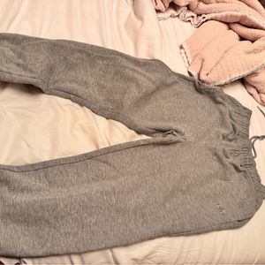 Alo grey sweatpants. Matching sweatshirt is also for sale